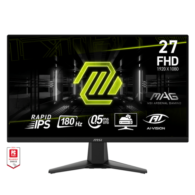 ECRAN MSI MAG 275F -  27" - 180HZ 0.5 AI VISION IPS