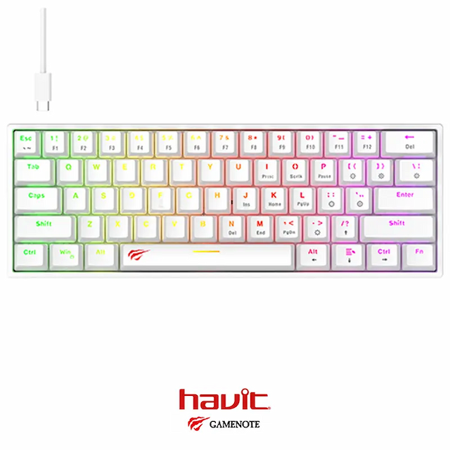 CLAVIER GAMER HAVIT KB881L MECANIQUE 60%